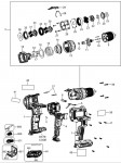 DeWalt DCD777 Cordless Drill TYPE 2 Spare Parts